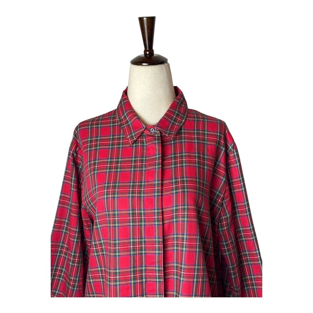 Zara Red Checkered Mini Dress - Picture 4 of 11